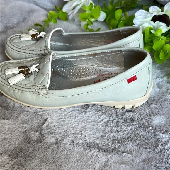 Marc Joseph Quilted Loafers with Tassels - White - Picture 9 of 9